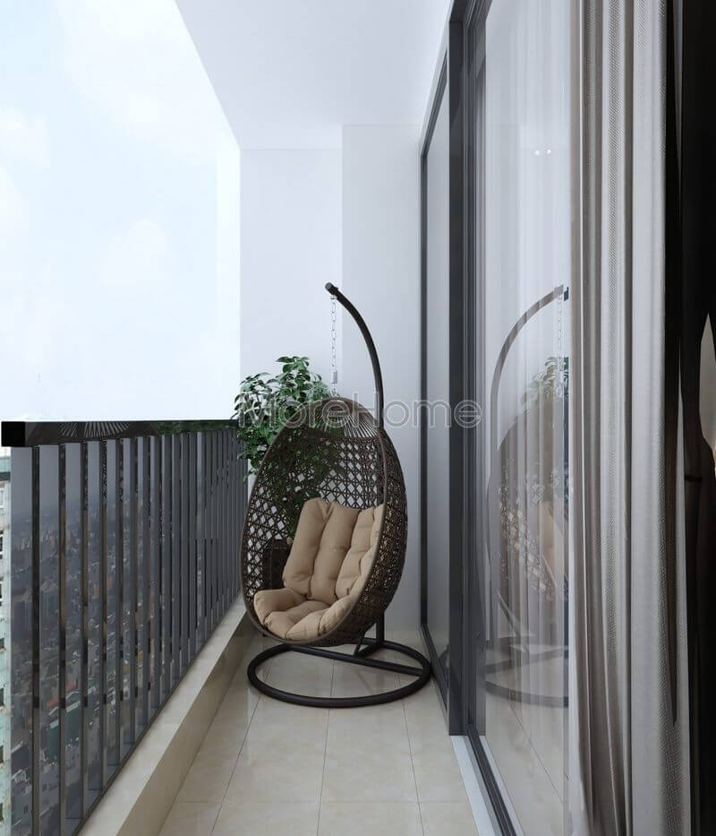 Thiết kế ban công căn hộ chung cư Vinhomes Bason Thiết kế căn hộ chung cư Vinhomes Bason